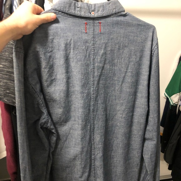 Blue button down - Picture 2 of 2